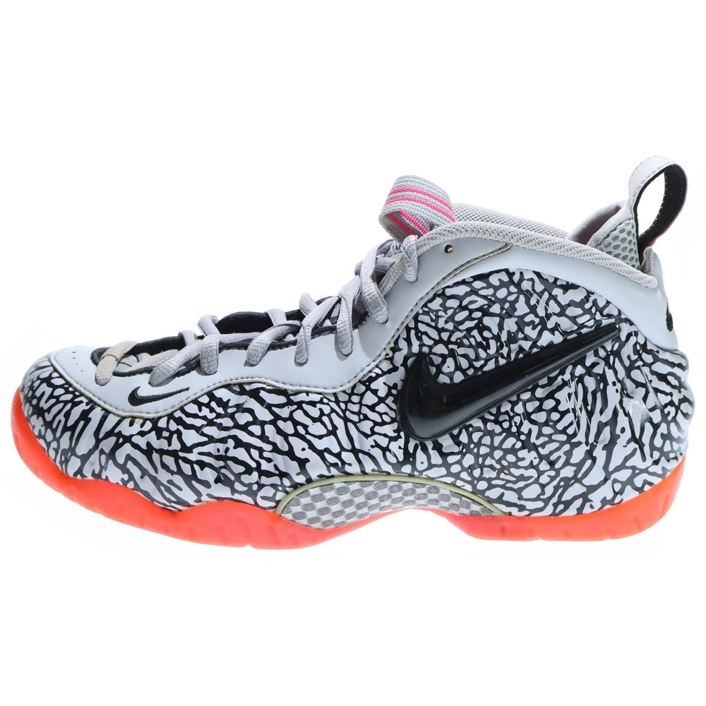 NIKE(ナイキ) AIR FOAMPOSITE PRO ELEPHANT PRINT SAFARI エアフォームポジット プロ プリント サファリ ハイカットスニーカー グレー US10/28cm 616750-002