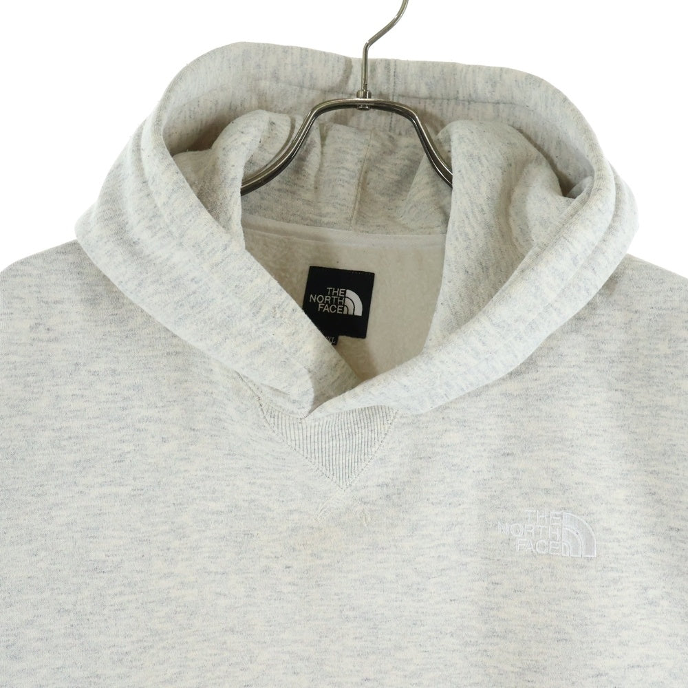 THE NORTH FACE(ザノースフェイス) アームスクエアーロゴデザイン カンガルーポケット フーデッド スウェット パーカ ネイビー NT61835