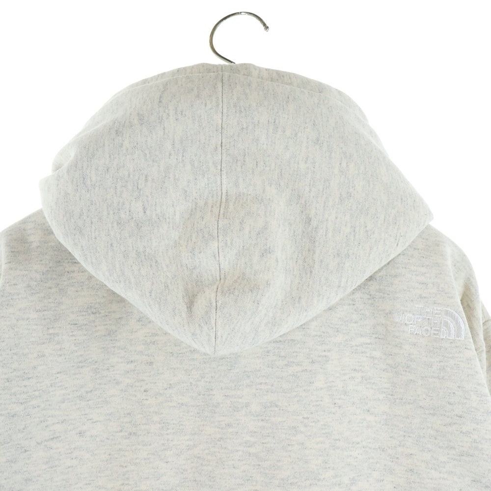 THE NORTH FACE(ザノースフェイス) アームスクエアーロゴデザイン カンガルーポケット フーデッド スウェット パーカ ネイビー NT61835