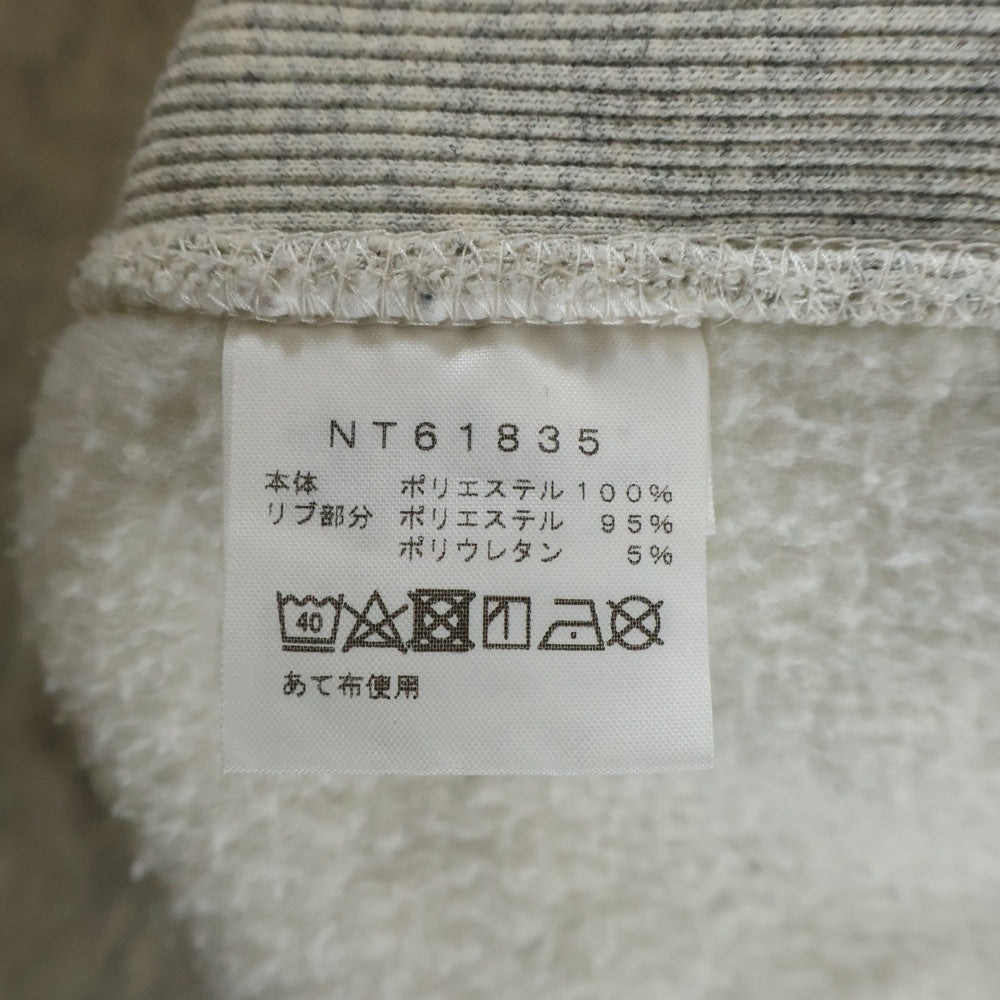 THE NORTH FACE(ザノースフェイス) アームスクエアーロゴデザイン カンガルーポケット フーデッド スウェット パーカ ネイビー NT61835
