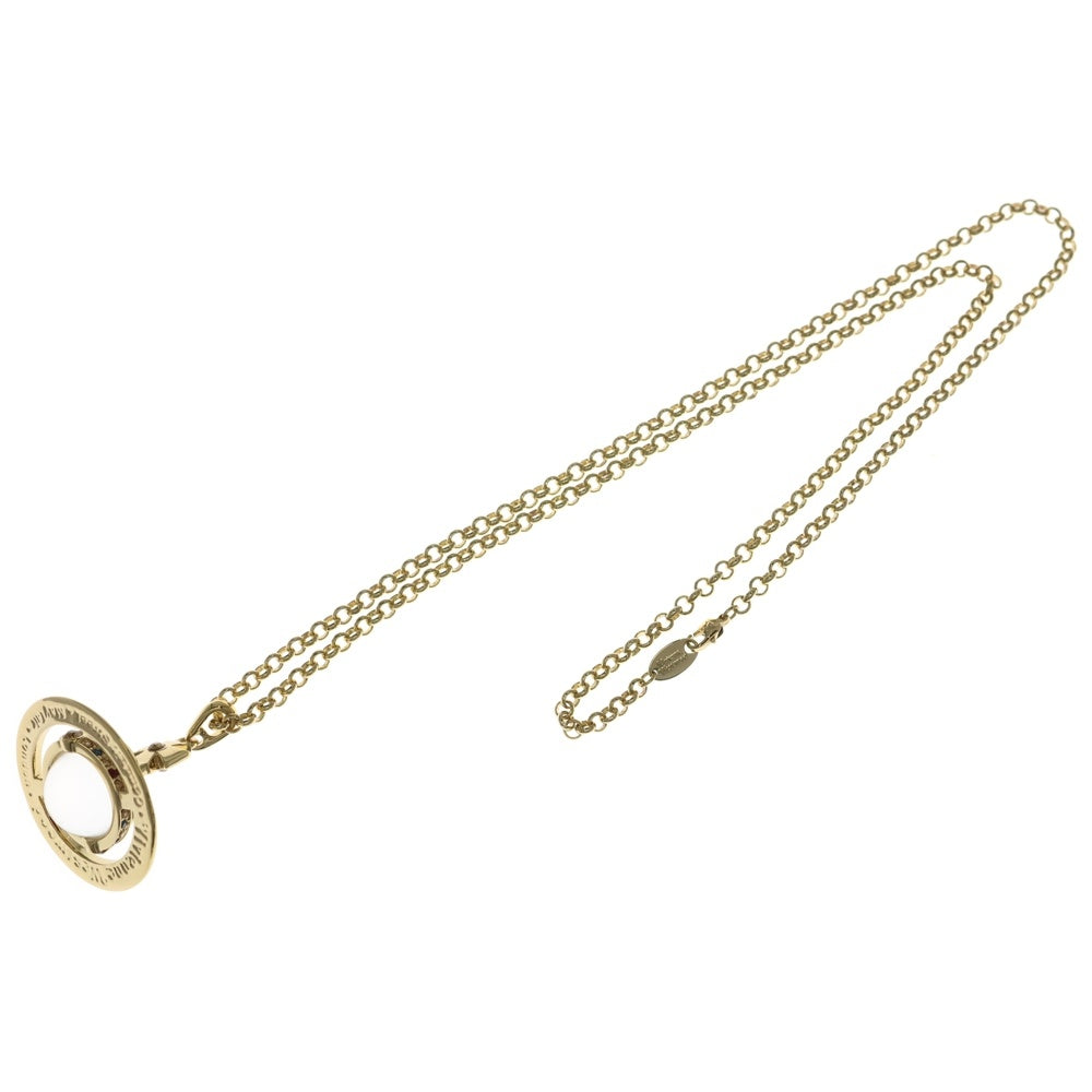 Vivienne Westwood Anglomania(ヴィヴィアンウエストウッドアングロマニア) プラネットモチーフ ビッグ オーブ ペンダント ゴールド