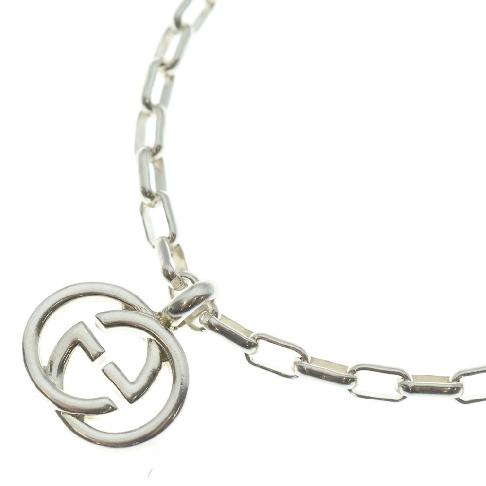 GUCCI(グッチ) インターロッキングG シルバー チェーン ネックレス 295719 レディース