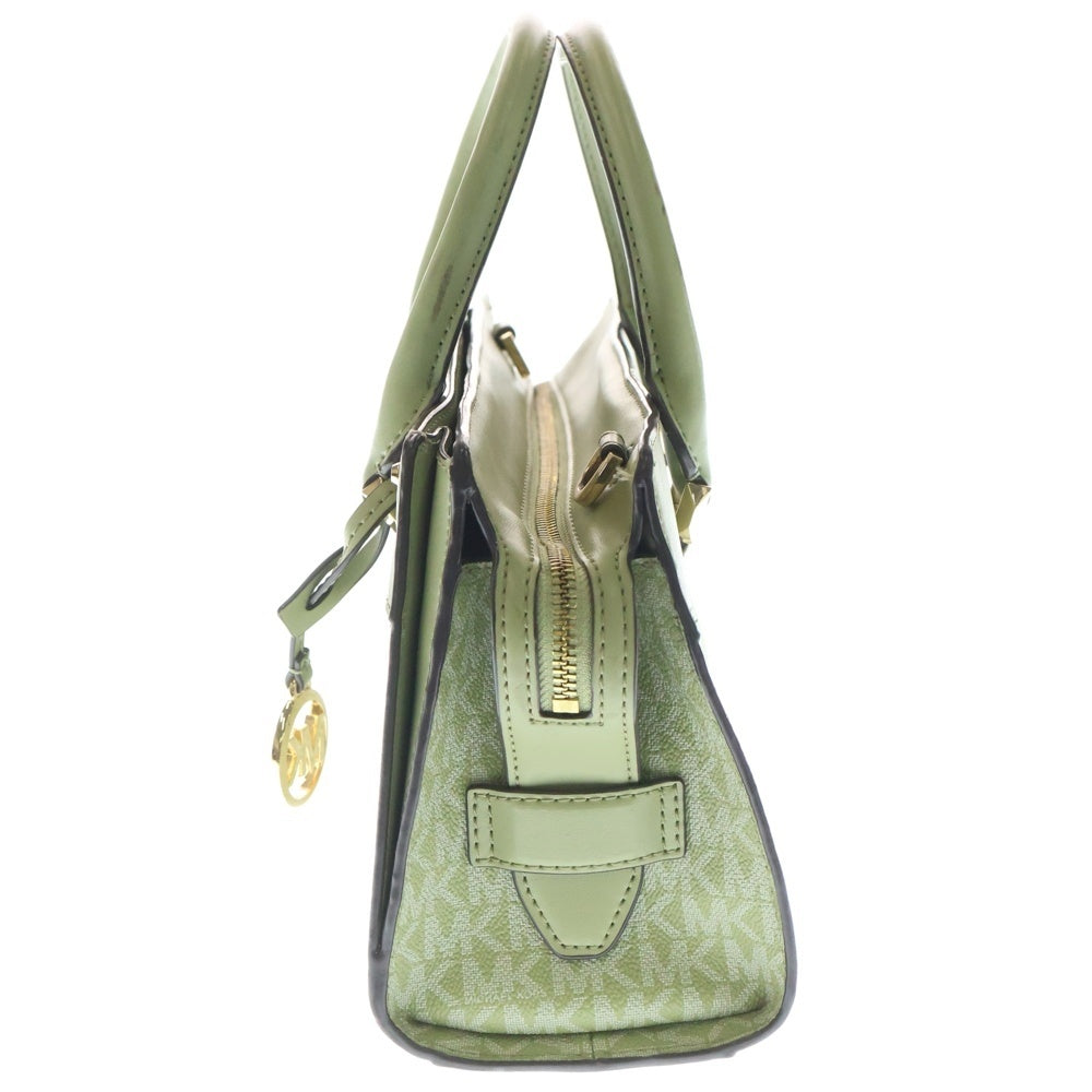MICHAEL KORS(マイケルコース) サッチェル スモール シグネチャーロゴ 2WAYショルダーバッグ ハンドバッグ グリーン 35H1G9MS2B2733 レディース