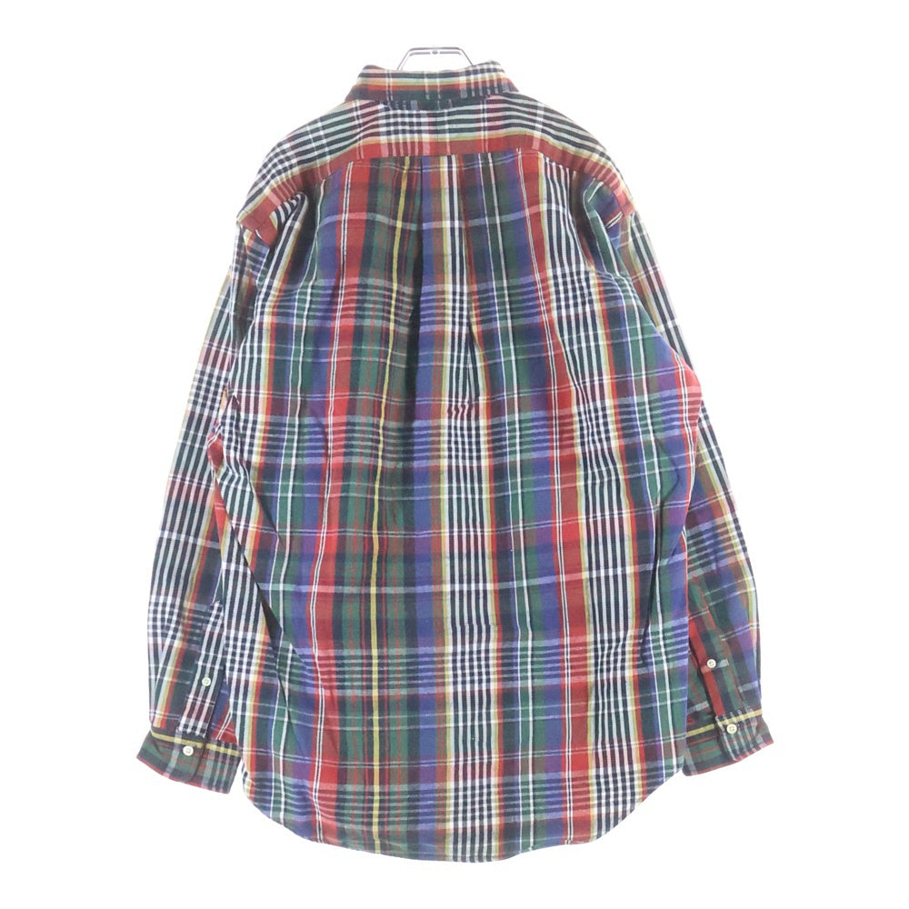 RALPH LAUREN(ラルフローレン) 90s VINTAGE チェック フランネルシャツ マルチカラー