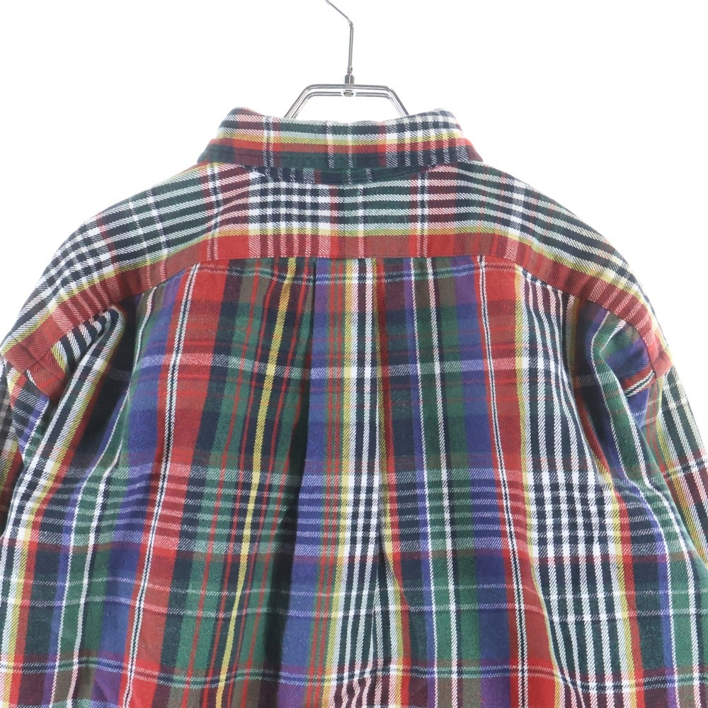 RALPH LAUREN(ラルフローレン) 90s VINTAGE チェック フランネルシャツ マルチカラー