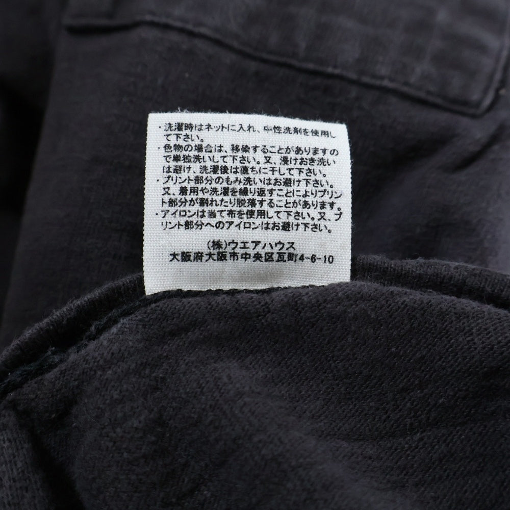 WAREHOUSE(ウェアハウス) 胸ポケットTシャツ 半袖 ブラック