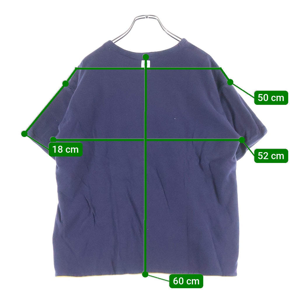 WAREHOUSE(ウェアハウス) NAVY yard リバーシブル Tシャツ ネイビー/イエロー