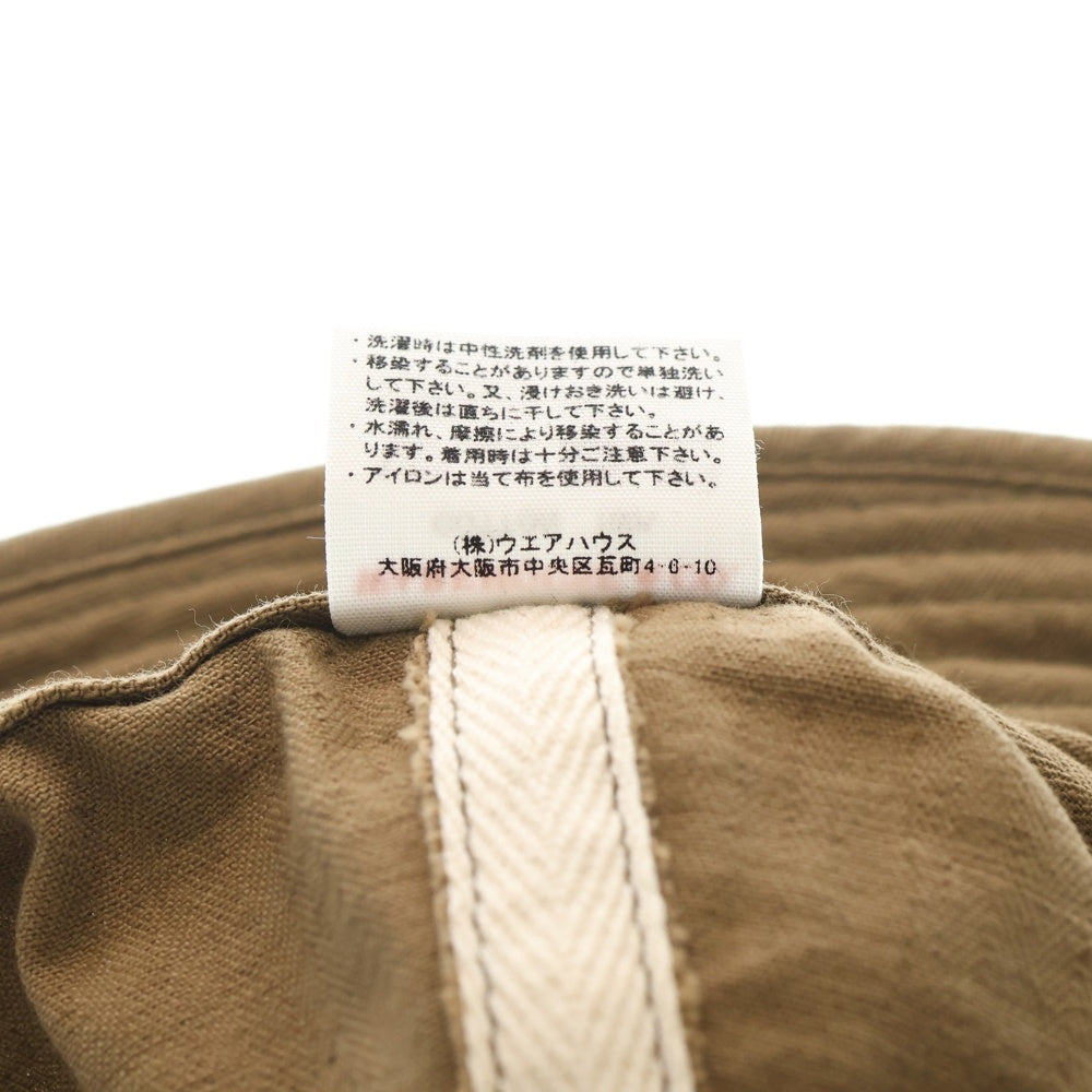 WAREHOUSE(ウェアハウス) DUCK DIGGER ヘリンボーン アーミーハット オリーブ