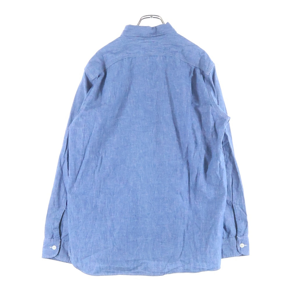 WAREHOUSE(ウェアハウス) シャンブレー ワークシャツ ブルー
