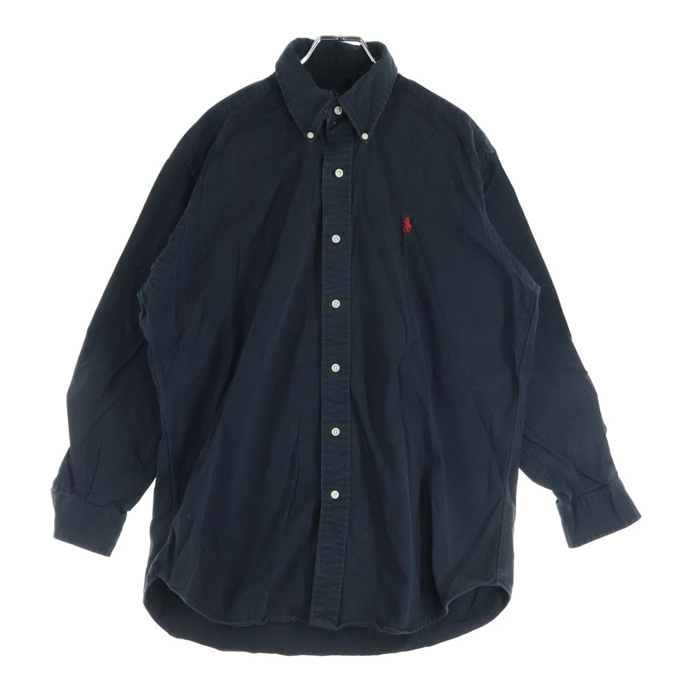 RALPH LAUREN(ラルフローレン) 90s VINTAGE BLAIRE コットンシャツ ブラック