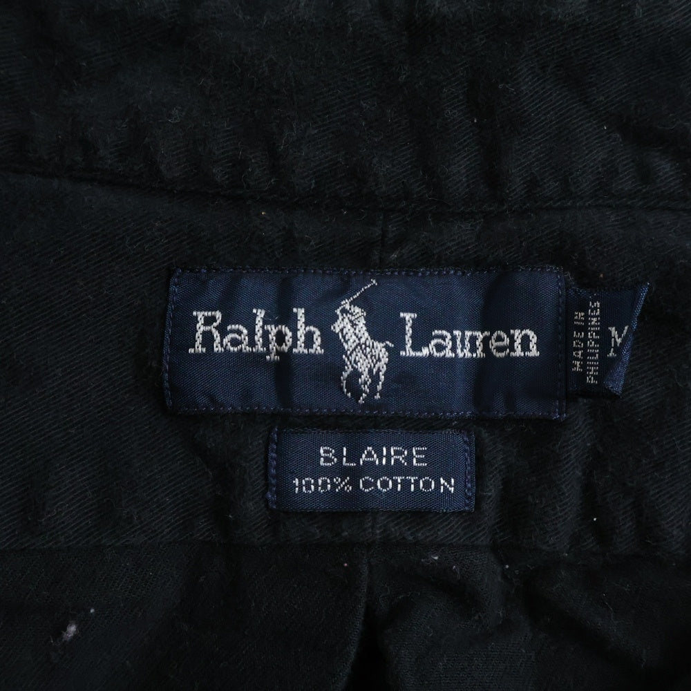 RALPH LAUREN(ラルフローレン) 90s VINTAGE BLAIRE コットンシャツ ブラック