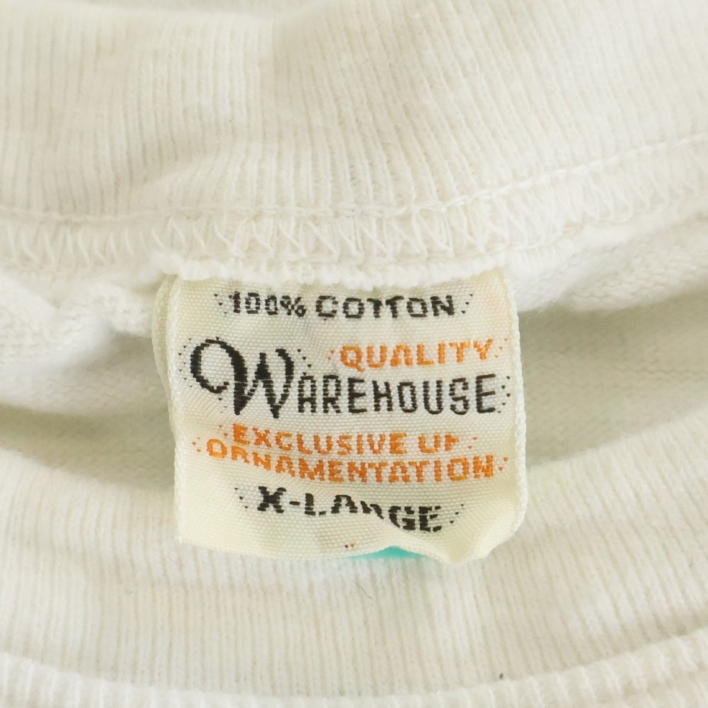 WAREHOUSE(ウェアハウス) US MARITIME SERVICE Tシャツ 半袖 ホワイト