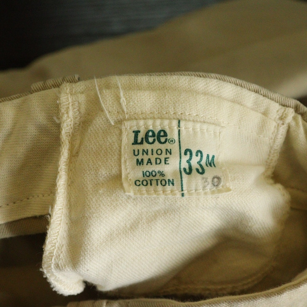 LEE(リー) 60-70s VINTAGE UNION MADE チノパンツ ベージュ