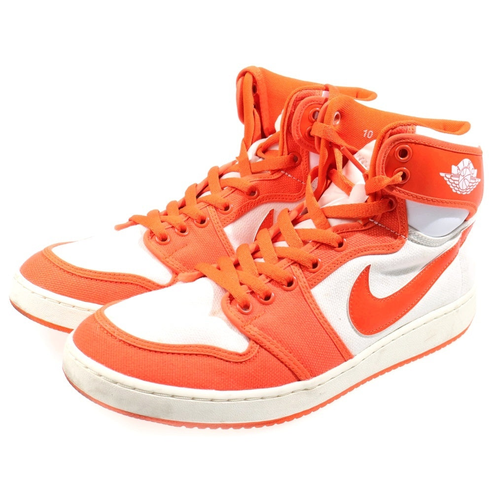 NIKE(ナイキ) AIR JORDAN1 KO Rush Orange エアジョーダン1 ノックアウトハイカットスニーカーシューズ ホワイト/オレンジ US10/28cm DO5047-801