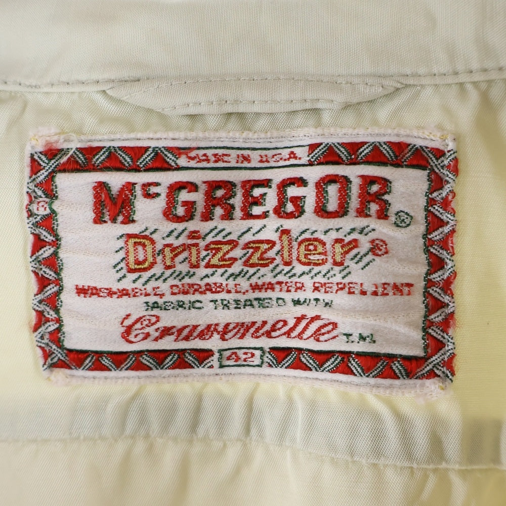 McGREGOR(マクレガー) 50s VINTAGE スイングトップ スポーツジャケット アイボリー