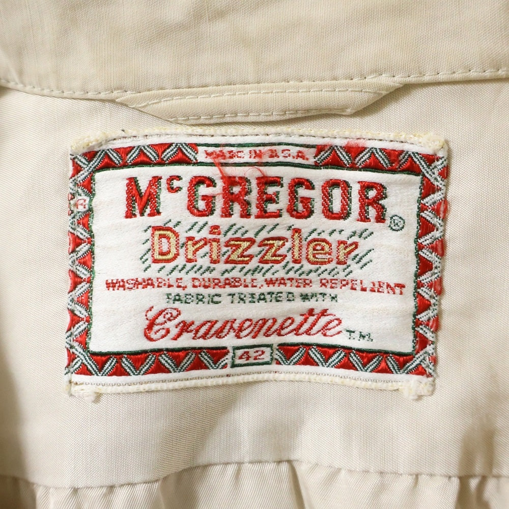 McGREGOR(マクレガー) 50s VINTAGE スイングトップ スポーツジャケット アイボリー