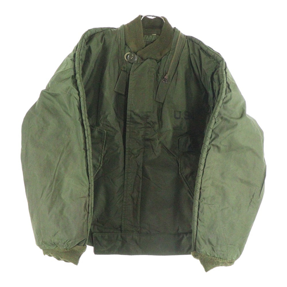 VINTAGE(ヴィンテージ) 50s VINTAGE U.S.NAVY A-1 初期型 ナイロン デッキジャケット 70s ライナー付属