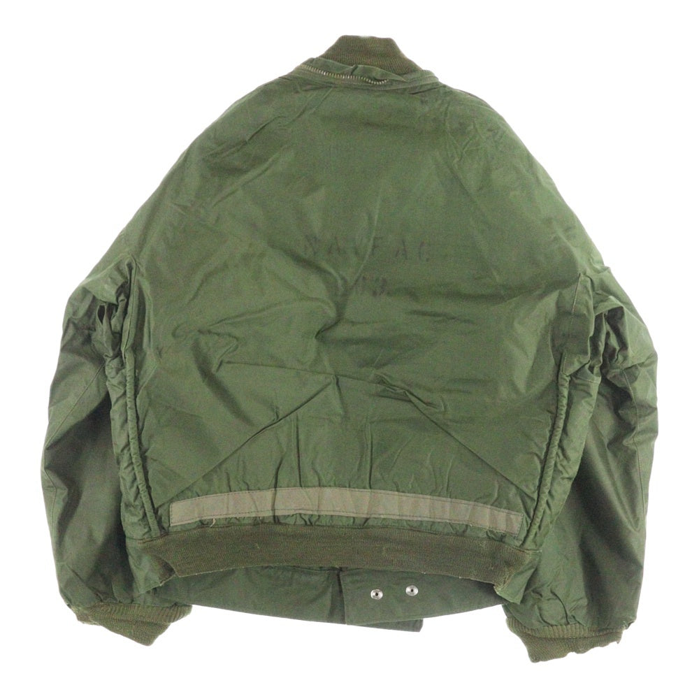 VINTAGE(ヴィンテージ) 50s VINTAGE U.S.NAVY A-1 初期型 ナイロン デッキジャケット 70s ライナー付属