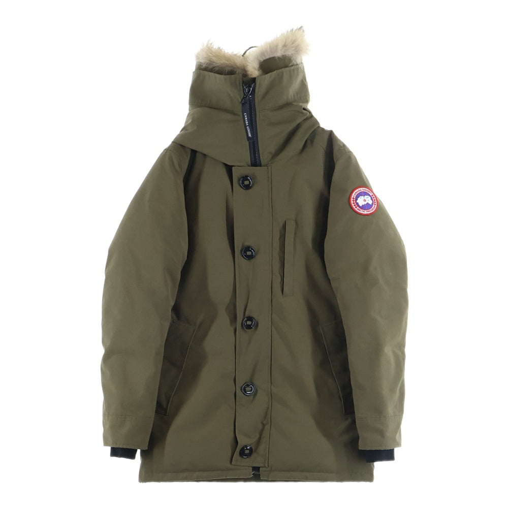 CANADA GOOSE(カナダグース) JASPER PARKA ジャスパーパーカー マルチポケット ファーフーデッドダウンジャケット カーキ 3438JM