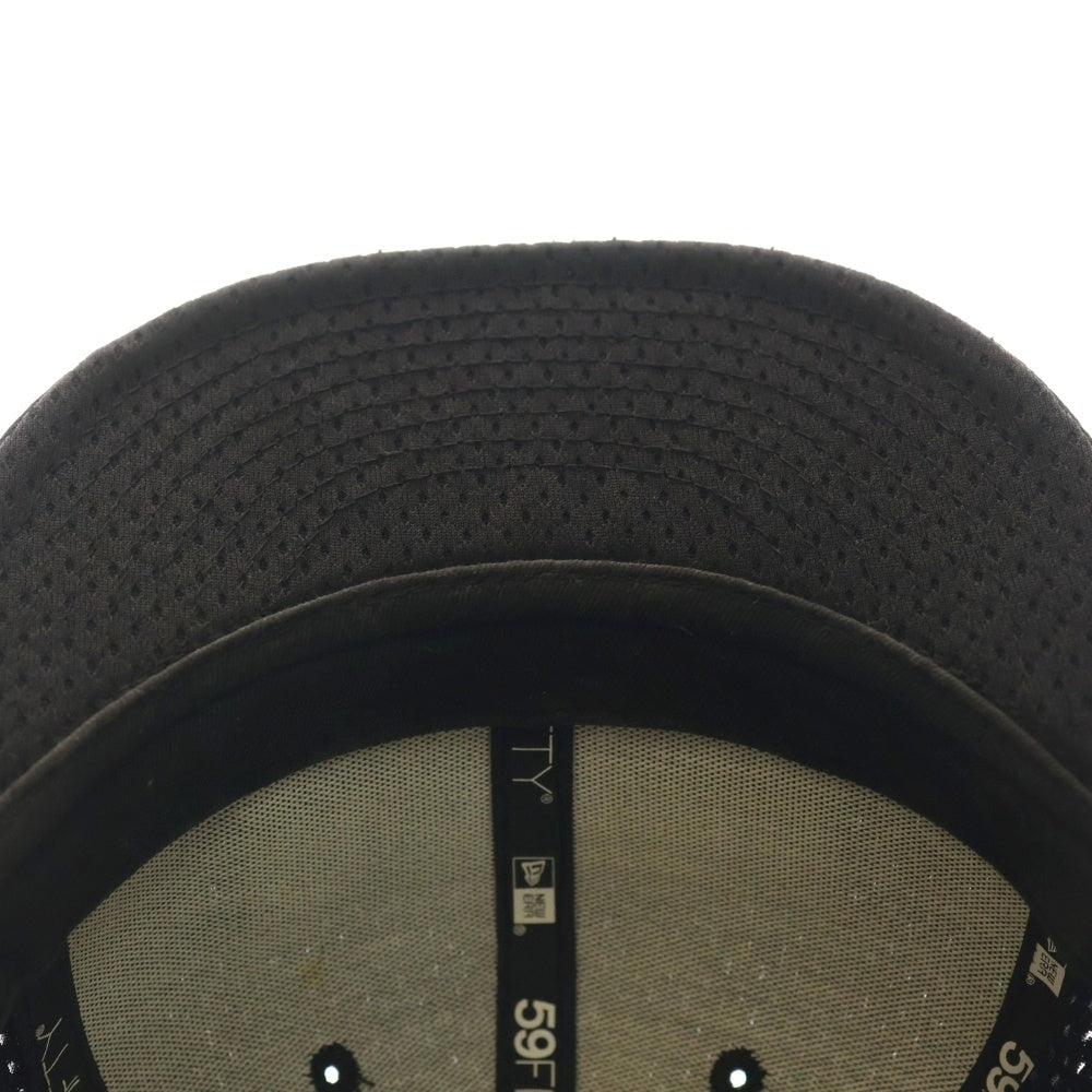 SUPREME(シュプリーム) 18SS ×NEW ERA Mesh Box Logo Cap ニューエラ メッシュ ボックスロゴ ベースボールキャップ 帽子 ブラック