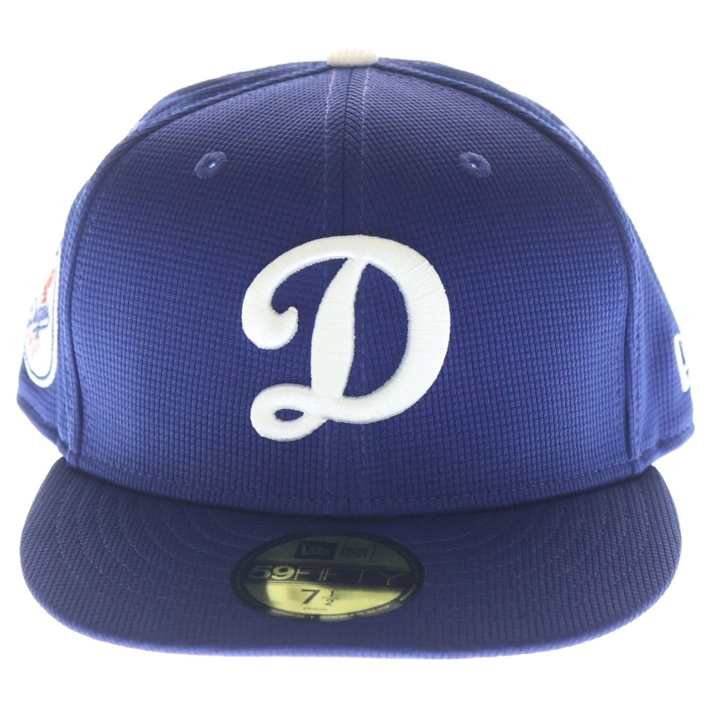 NEW ERA(ニューエラ) ロサンゼルス ドジャース Dロゴ 6パネル ベースボールキャップ 帽子 ブルー