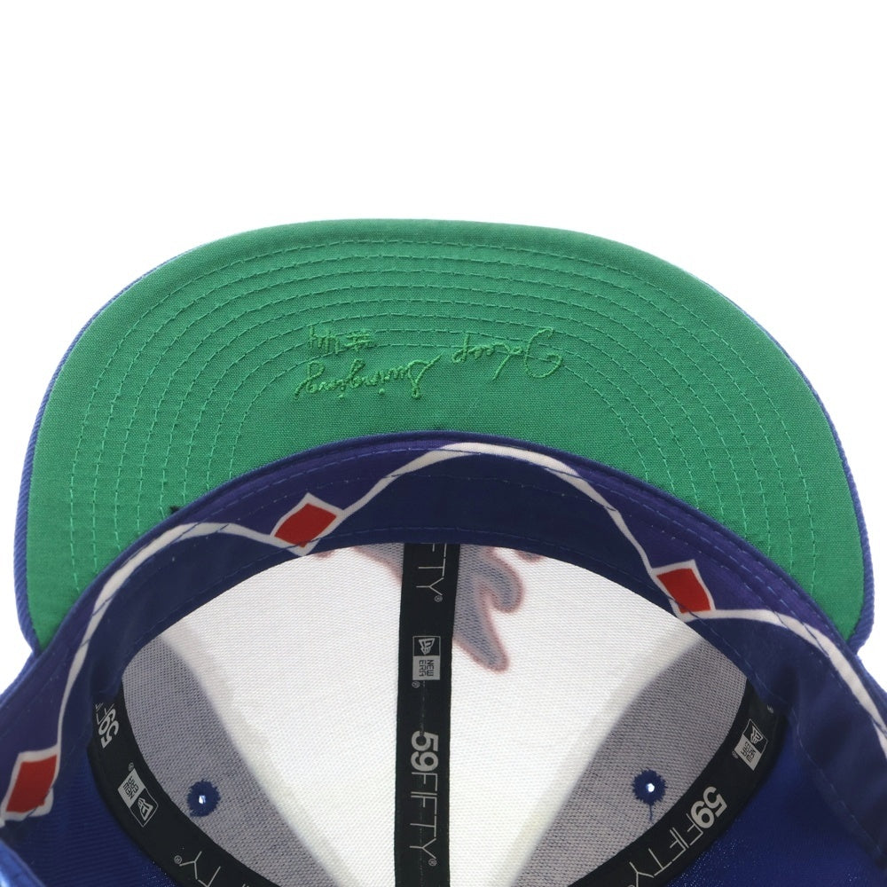 NEW ERA(ニューエラ) アトランタ ブレーブス 6パネル ベースボールキャップ 帽子 ブルー/ホワイト