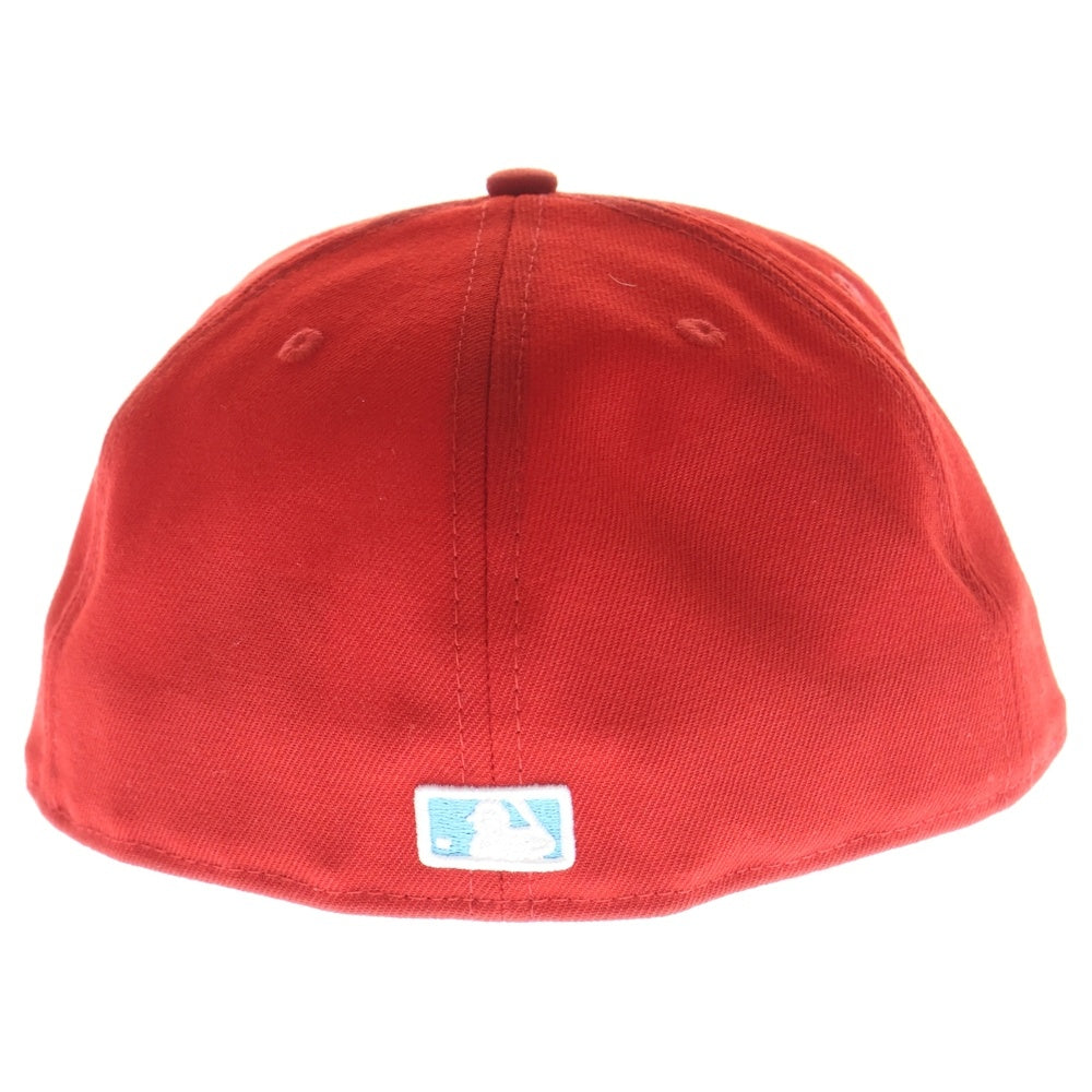NEW ERA(ニューエラ) ロサンゼルス エンゼルス 6パネル ベースボールキャップ 帽子 レッド/ブルー