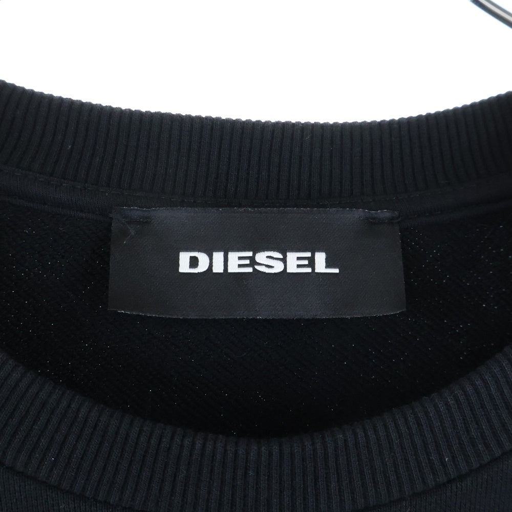 DIESEL(ディーゼル) 001978 プルオーバートレーナー 長袖スウェット ブラック