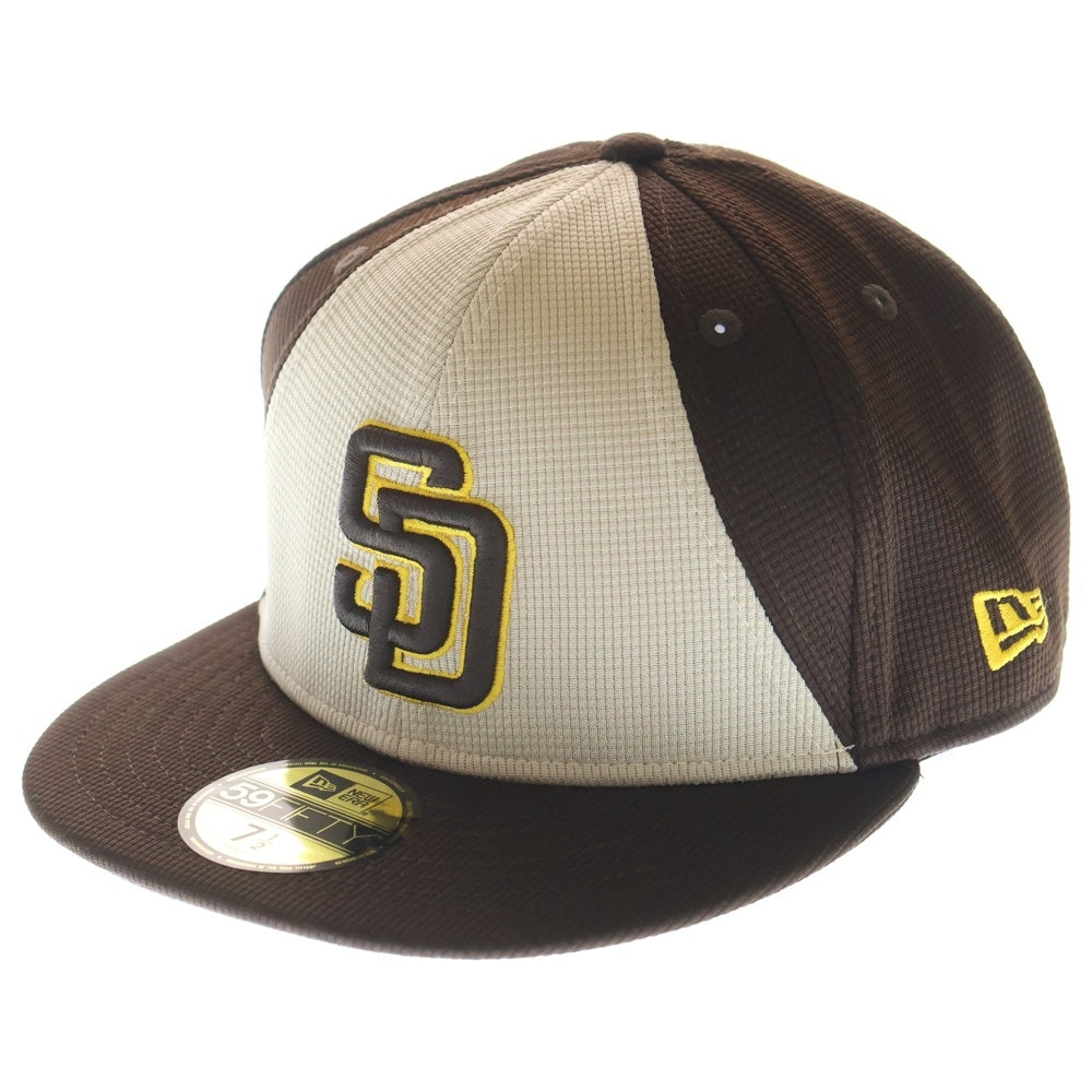 NEW ERA(ニューエラ) サンディエゴ パドレス 6パネル ベースボールキャップ 帽子 ブラウン
