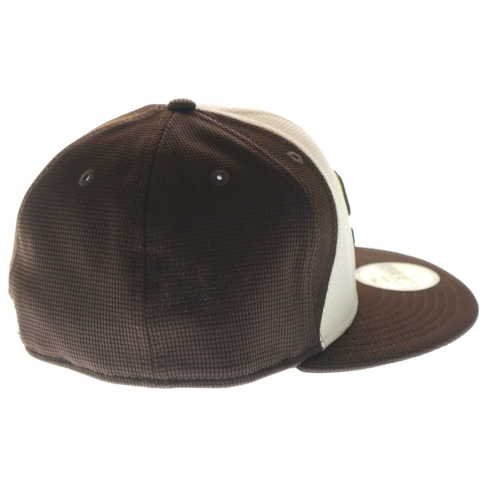 NEW ERA(ニューエラ) サンディエゴ パドレス 6パネル ベースボールキャップ 帽子 ブラウン