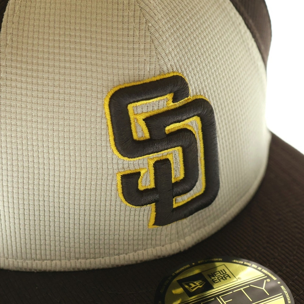 NEW ERA(ニューエラ) サンディエゴ パドレス 6パネル ベースボールキャップ 帽子 ブラウン