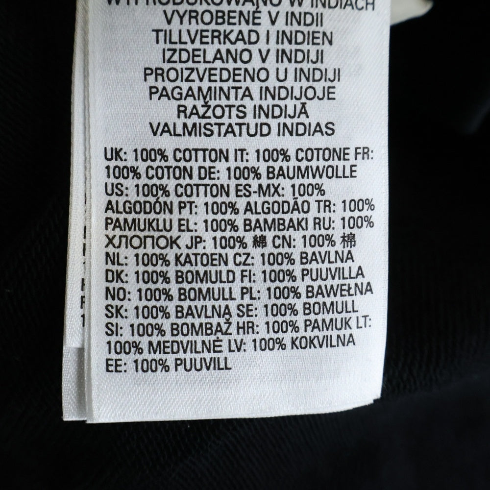 DIESEL(ディーゼル) フロント刺繍 プルオーバースウェットパーカー フーディー ブラック A03009