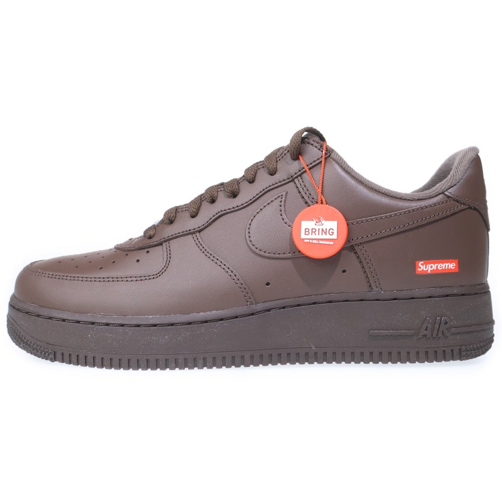 NIKE(ナイキ) ×SUPREME AIR FORCE 1 LOW シュプリーム エアフォース1 ローカットスニーカー ブラウン US9.5/27.5cm CU9225-200