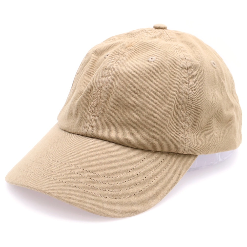POLO RALPH LAUREN(ポロラルフローレン) ガーメントダイド ツイル ボール キャップ 帽子 ブラウン MAPOHGS0J422321