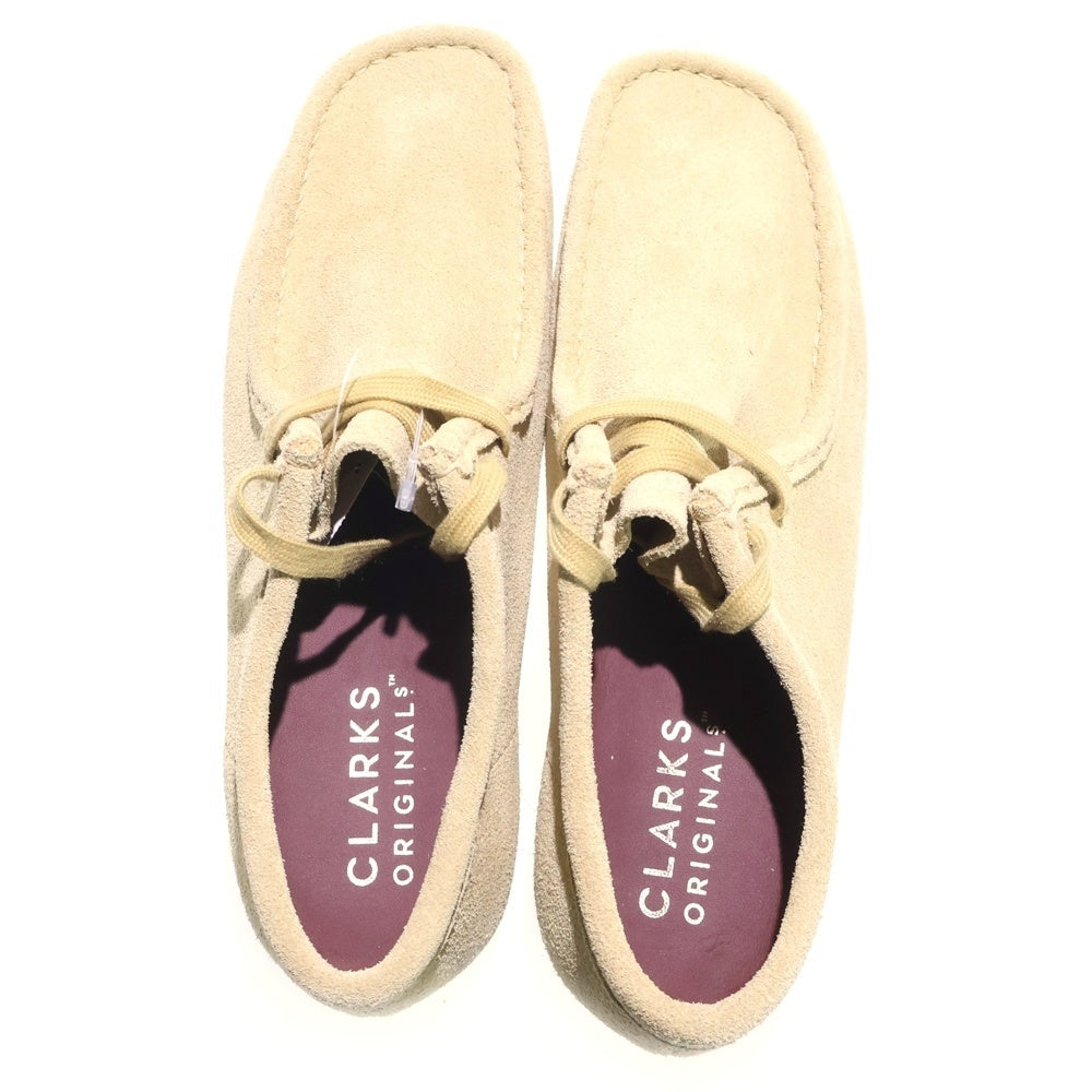 Clarks(クラークス) WALLABEE ワラビー スウェードモカシンシューズ レディース ベージュ 261555157060
