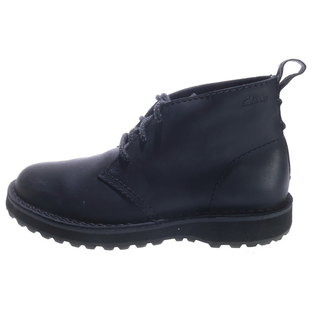 Clarks(クラークス) SOLSBURY DB ソールズベリー レースアップレザーデザートブーツ レディース ブラック 261797167060