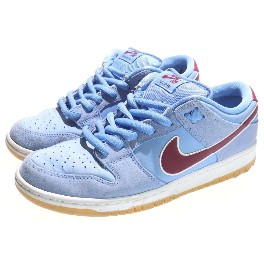 NIKE SB(ナイキエスビー) DUNK LOW PRO PHILADELPHIA PHILLIES ダンクロー プロ フィラデルフィア フィリーズ ローカットスニーカー ブルー US9.5/27.5cm DQ4040-400
