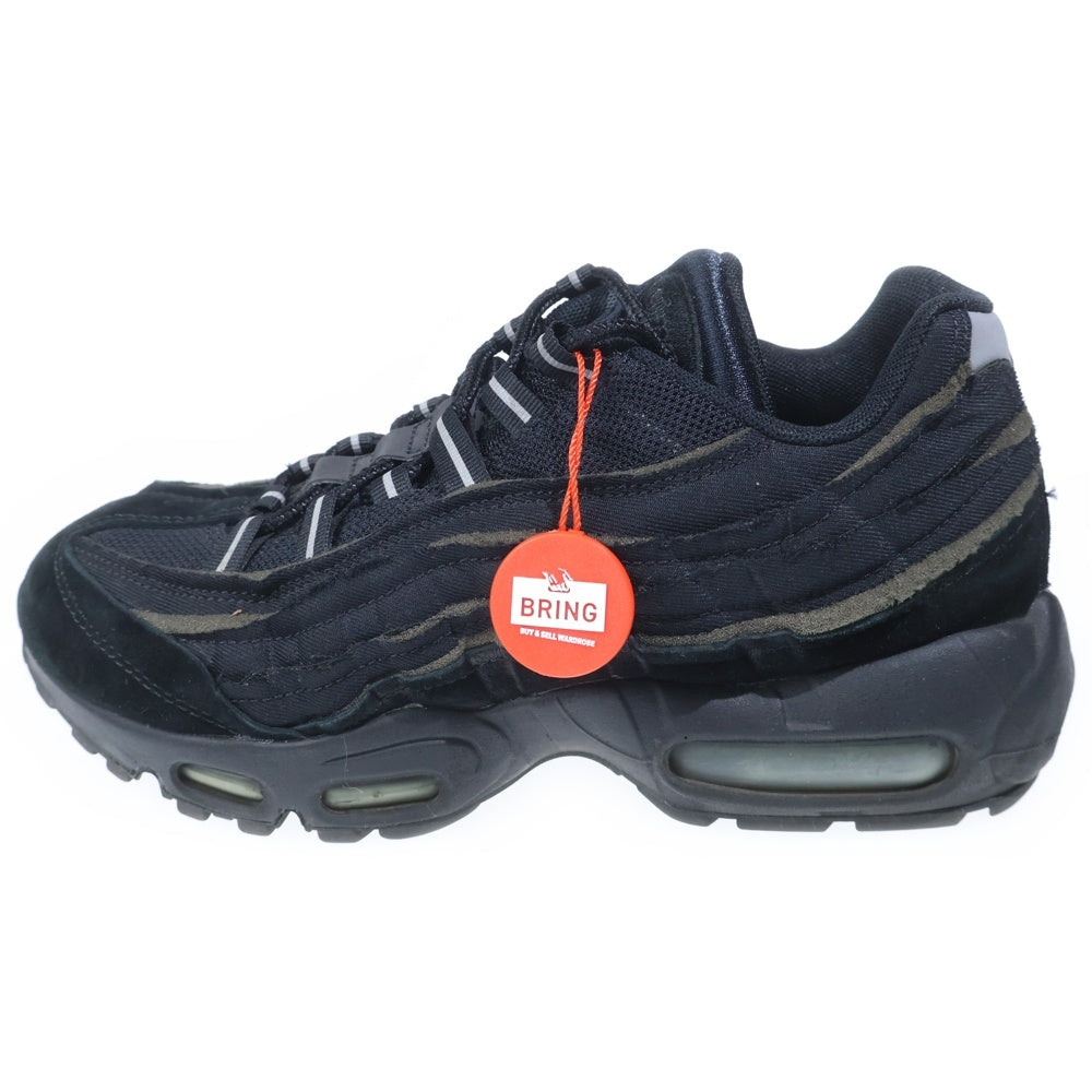 NIKE(ナイキ) × COMME des GARCONS AIR MAX 95 コムデギャルソン エアマックス95 ローカットスニーカー レディース ブラック US6/24cm CU8406-001