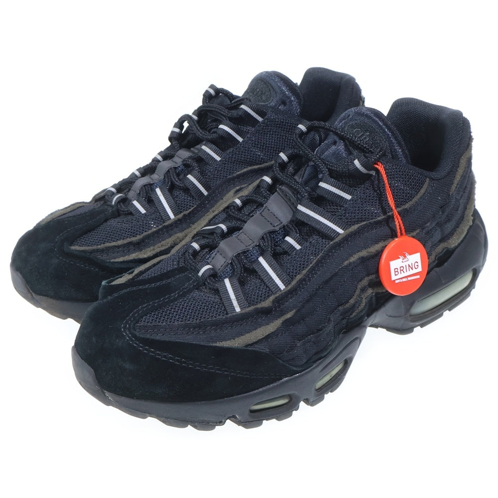 NIKE(ナイキ) × COMME des GARCONS AIR MAX 95 コムデギャルソン エアマックス95 ローカットスニーカー レディース ブラック US6/24cm CU8406-001