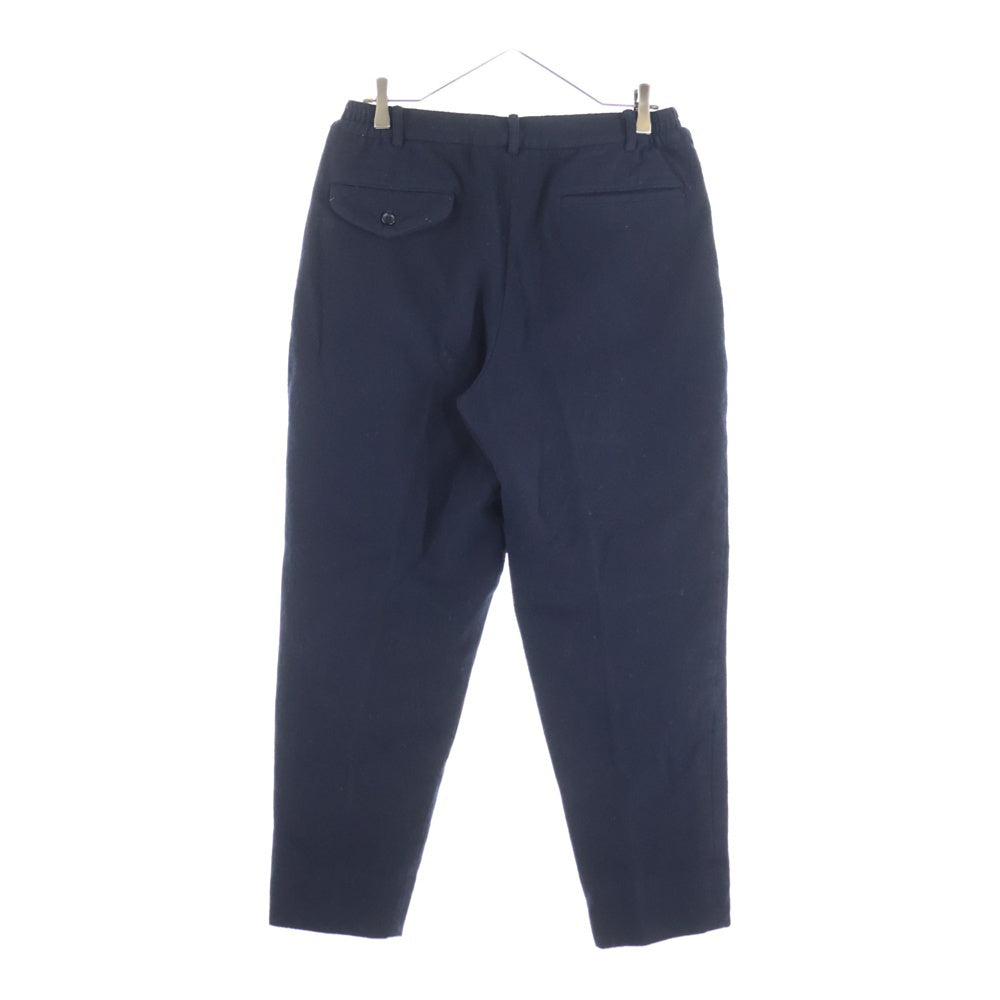 COMME des GARCONS HOMME DEUX(コムデギャルソン オムドゥ) 20AW AD2020 ウール混 テーパードスラックスパンツ ネイビー DF-P041