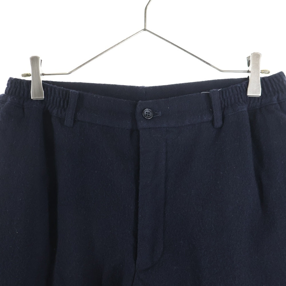 COMME des GARCONS HOMME DEUX(コムデギャルソン オムドゥ) 20AW AD2020 ウール混 テーパードスラックスパンツ ネイビー DF-P041