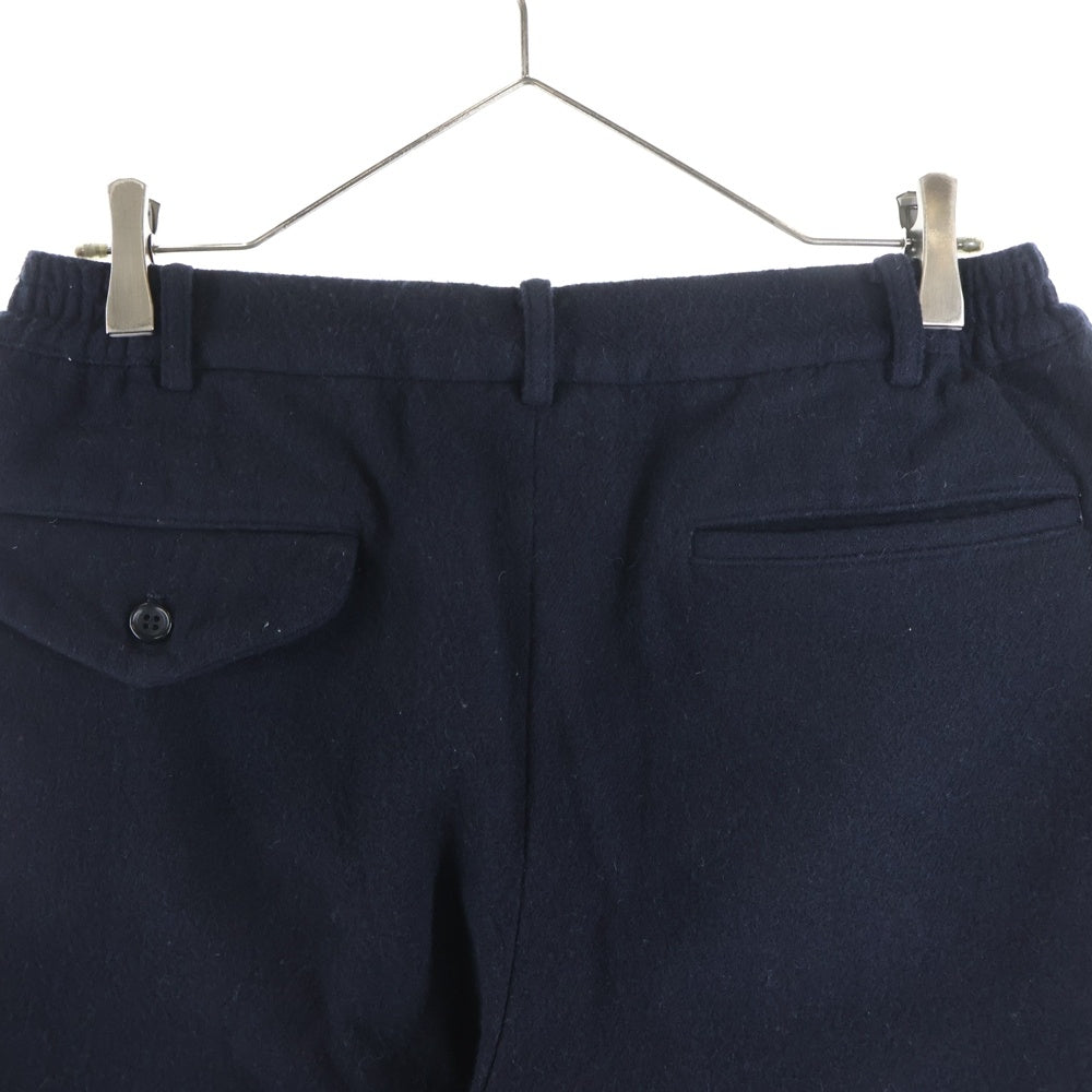 COMME des GARCONS HOMME DEUX(コムデギャルソン オムドゥ) 20AW AD2020 ウール混 テーパードスラックスパンツ ネイビー DF-P041