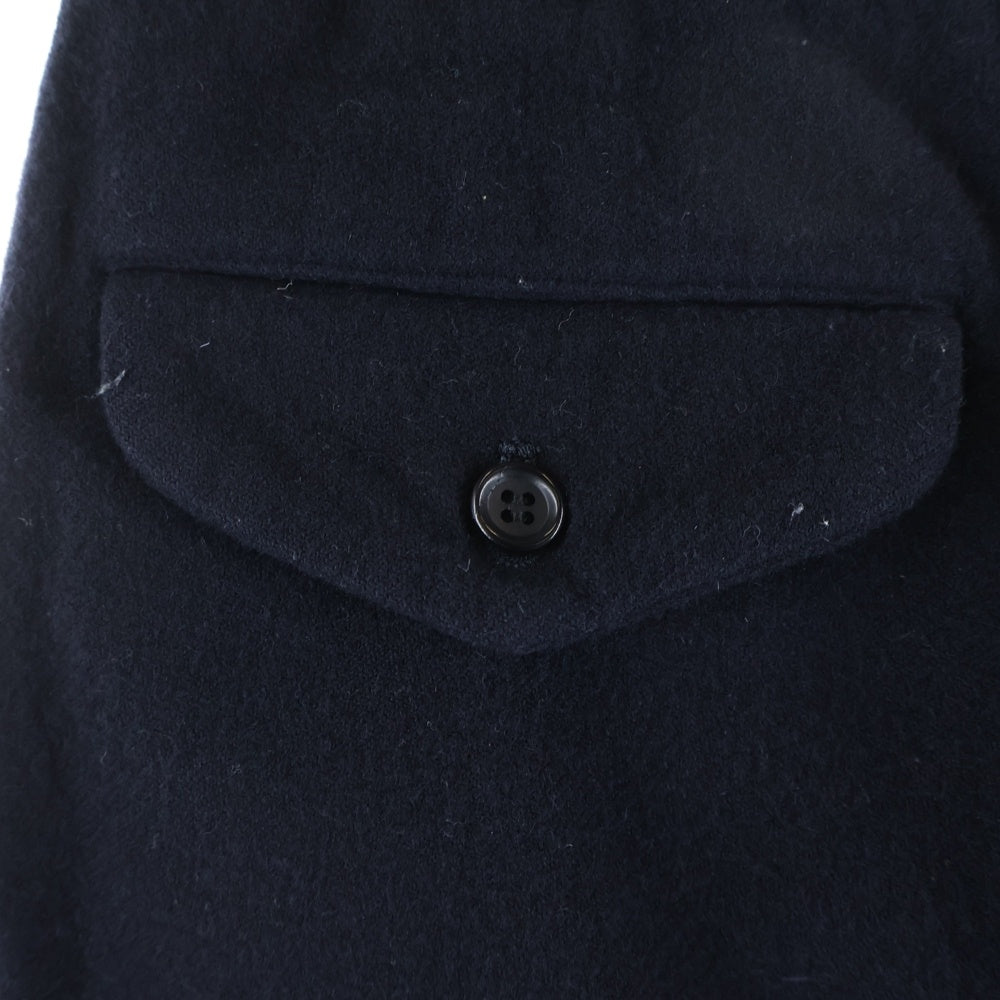 COMME des GARCONS HOMME DEUX(コムデギャルソン オムドゥ) 20AW AD2020 ウール混 テーパードスラックスパンツ ネイビー DF-P041