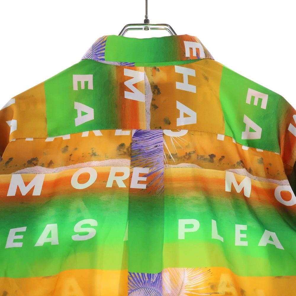 COMME des GARCONS HOMME DEUX(コムデギャルソン オムドゥ) 21SS AD2020 グラフィックプリント ショートスリーブ スタンドカラーシャツ マルチカラー DG-B038