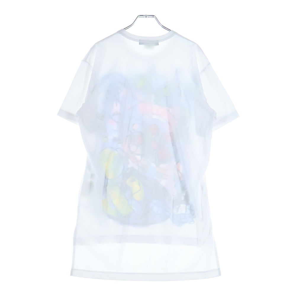 COMME des GARCONS HOMME DEUX(コムデギャルソン オムドゥ) 22SS AD2021 RAMUNTCHO MATTA ラムンショー マッタ フロントプリント クルーネック半袖Tシャツ カットソー ホワイト DI-T006