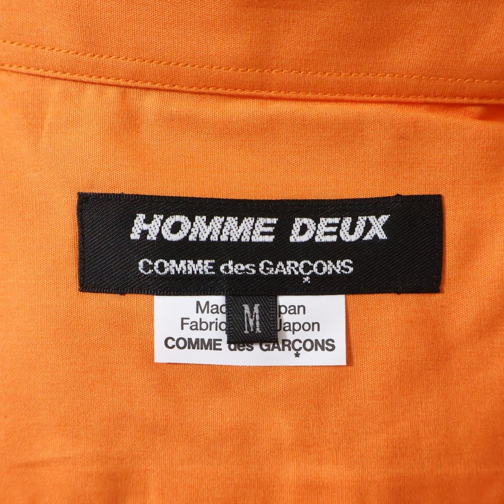 COMME des GARCONS HOMME DEUX(コムデギャルソン オムドゥ) 23SS AD2022 パッチワーク切替 半袖ボタンシャツ マルチカラー DK-B054