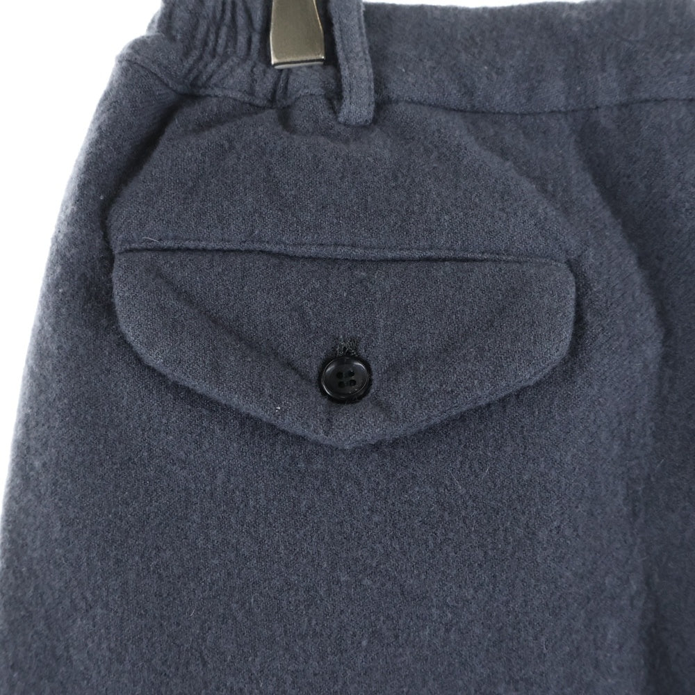 COMME des GARCONS HOMME DEUX(コムデギャルソン オムドゥ) 20AW AD2020 縮絨ウールトラウザー ジップフライスラックス グレー DF-P041