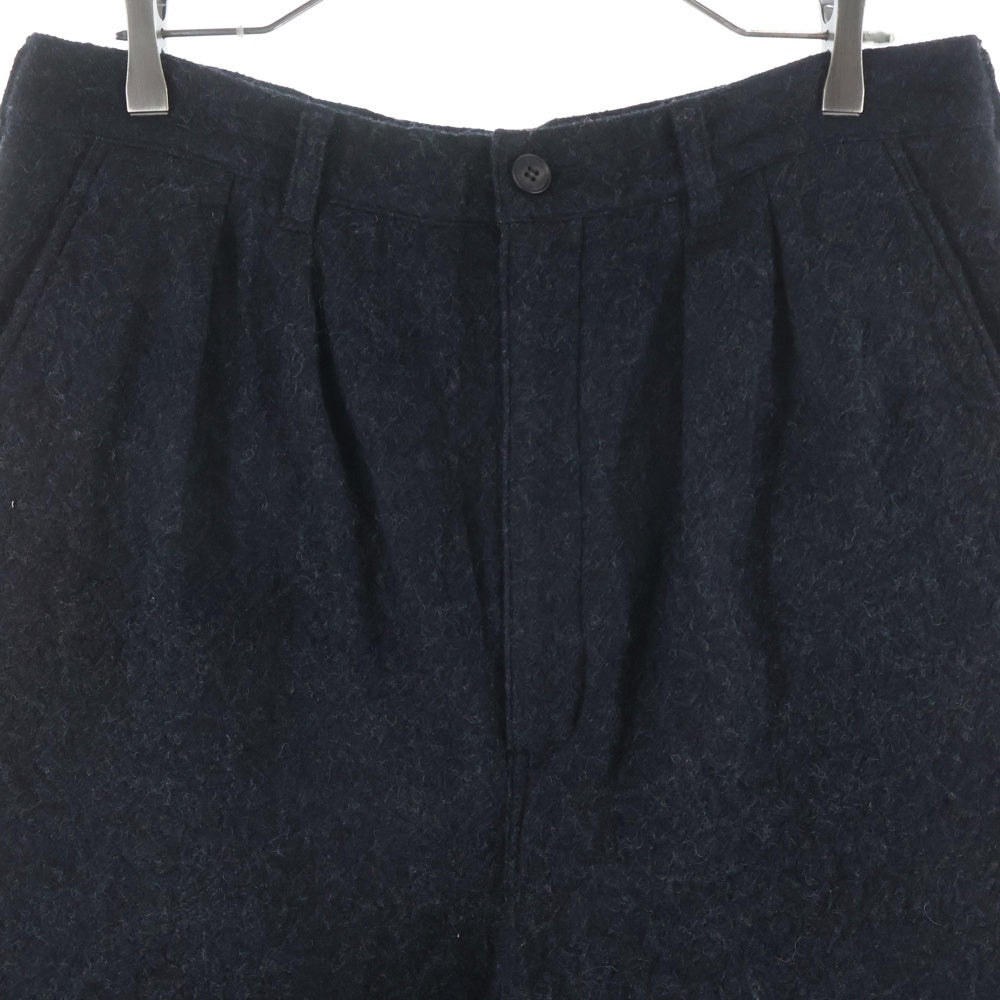 COMME des GARCONS HOMME(コムデギャルソンオム) 23AW AD2023 ウール テーパードスラックスパンツ ブラック HL-P024