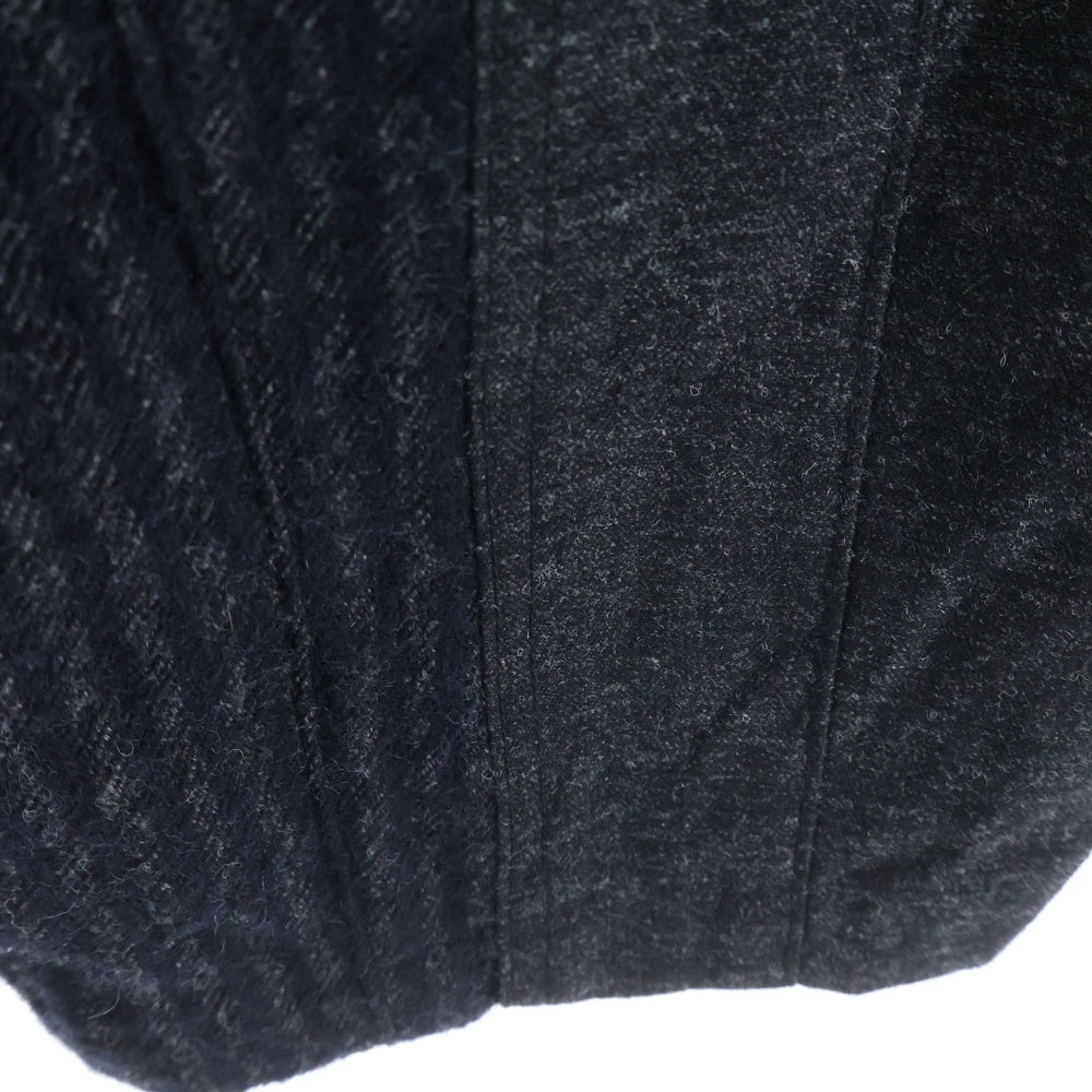 COMME des GARCONS HOMME(コムデギャルソンオム) 23AW AD2023 ウール テーパードスラックスパンツ ブラック HL-P024