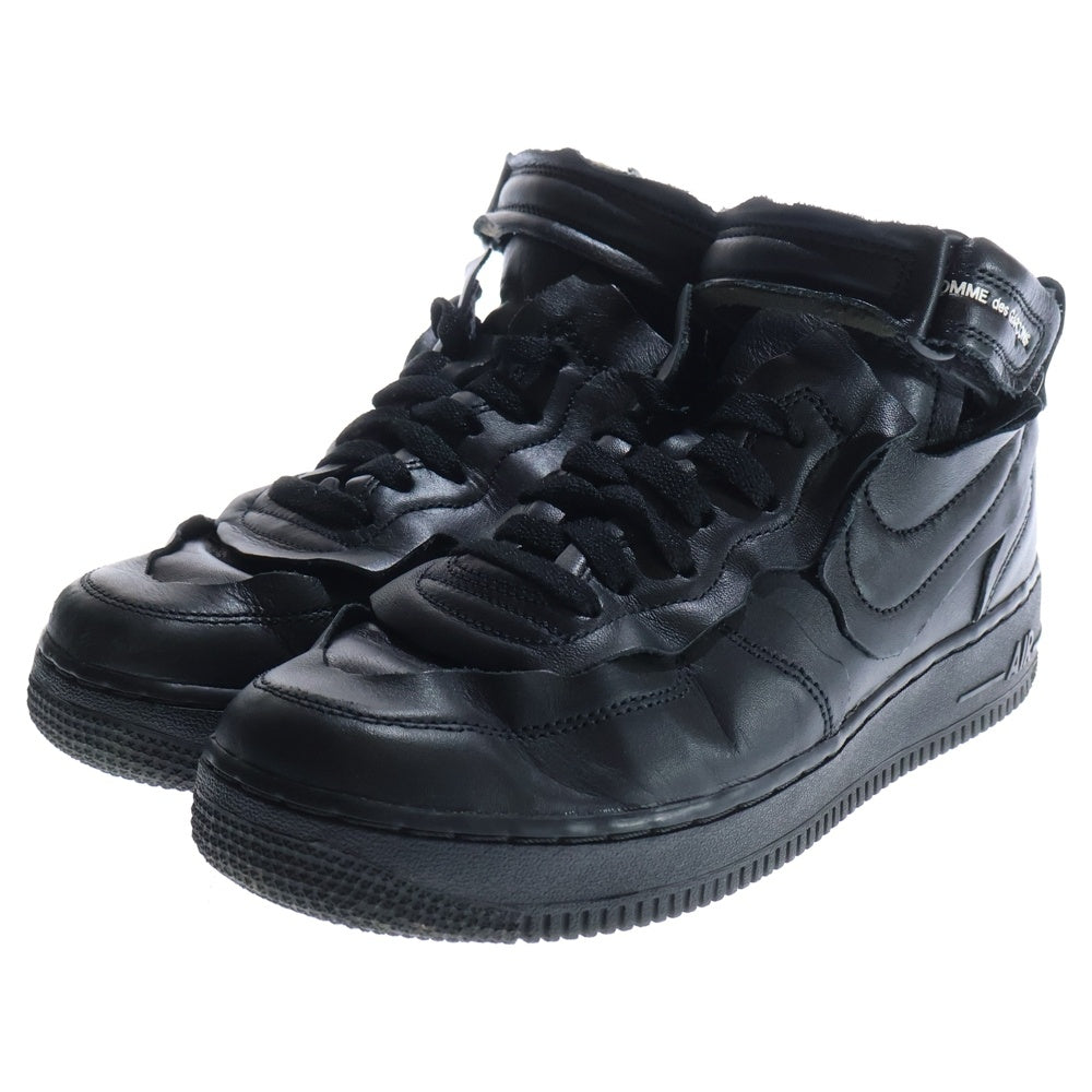 NIKE(ナイキ) ×COMME des GARCONS HOMME PLUS AIR FORCE 1 MID コムデギャルソンオムプリュス エアフォース1 ミッドカットスニーカー レディース US6.5/24.5cm DC3601-001